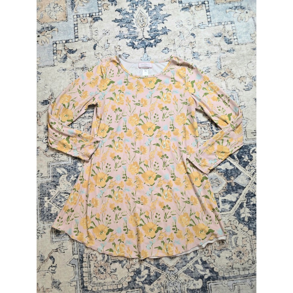 Sweet Honey Women's Size Large Floral Long Sleeve Nightgown Sleepwear